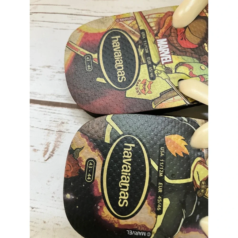 Havaianas Flip Flops Multicolor Marvel Guardians of the Galaxy Mens 11/12M